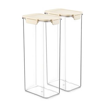 Sorbus 2 Pack Airtight Food Storage Container for Pantry, Rice, Pasta, Cereal and Snacks