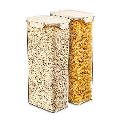 Sorbus 2 Pack Airtight Food Storage Container for Pantry, Rice, Pasta, Cereal and Snacks