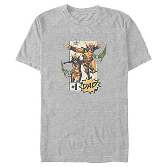 Big & Tall Marvel Wolverine #1 Dad Graphic Tee