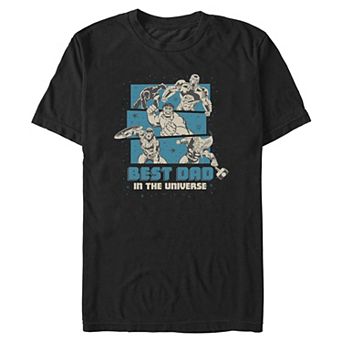 Big & Tall Marvel Best Dad In The Universe Graphic Tee