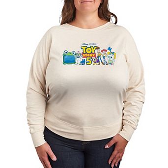 Women's Plus Disney / Pixar's Toy Story 5 Character Lineup French Terry Long Sleeve Tee