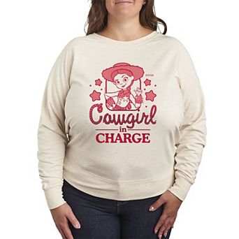Plus Size Disney / Pixar's Toy Story 5 Jessie Cowgirl in Charge French Terry Long Sleeve Tee