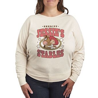 Women's Plus Disney / Pixar's Toy Story 5 Sheriff Jessie's Stables French Terry Long Sleeve Tee