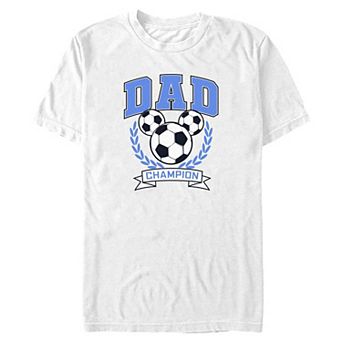 Big & Tall Disney's Mickey Mouse Dad Soccer Champion Graphic Tee