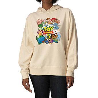 Women's Disney / Pixar's Toy Story 5 Characters Oversized Fleece Hoodie Sweatshirt
