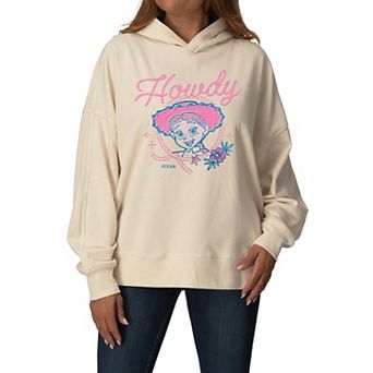 Women's Disney / Pixar's Toy Story 5 Jessie Howdy Oversized Fleece Hoodie Sweatshirt