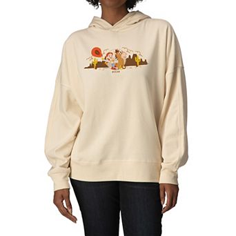 Women's Disney / Pixar's Toy Story 5 Jessie & Bullseye Oversized Fleece Hoodie Sweatshirt