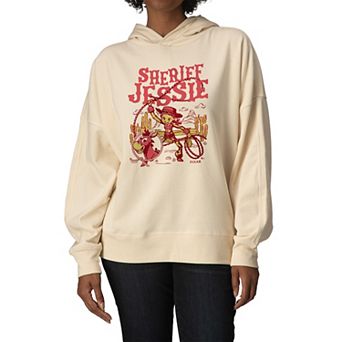 Women's Disney / Pixar's Toy Story 5 Sheriff Jessie Oversized Fleece Hoodie Sweatshirt