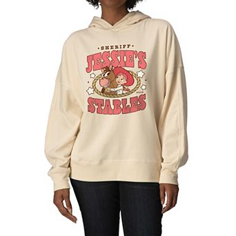 Women's Disney / Pixar's Toy Story 5 Sheriff Jessie's Stables Oversized Fleece Hoodie Sweatshirt