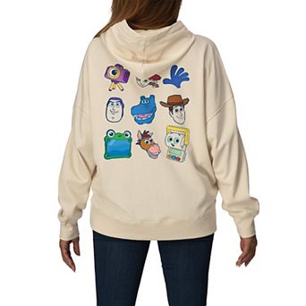 Women's Disney / Pixar's Toy Story 5 Characters Oversized Fleece Hoodie Sweatshirt