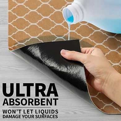 Zulay Kitchen Slip-resistant Under The Sink Mat Waterproof Design