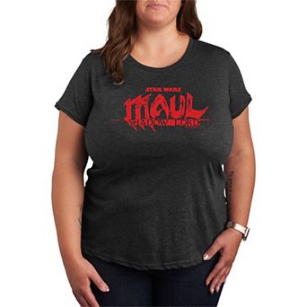 Women's Plus Star Wars: Maul – Shadow Lord Logo Graphic Tee