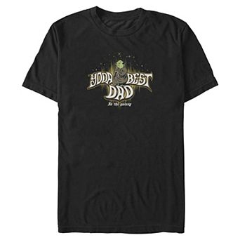 Big & Tall Star Wars Yoda Best Dad Graphic Tee