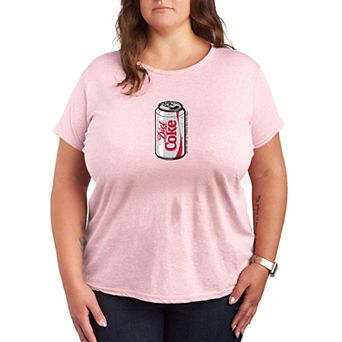 Plus Size Diet Coke Can Graphic Tee