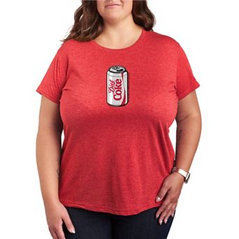 Plus Size Diet Coke Can Graphic Tee