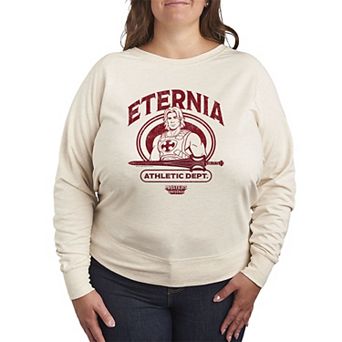 Women's Plus Masters Of The Universe Eternia French Terry Long Sleeve Tee