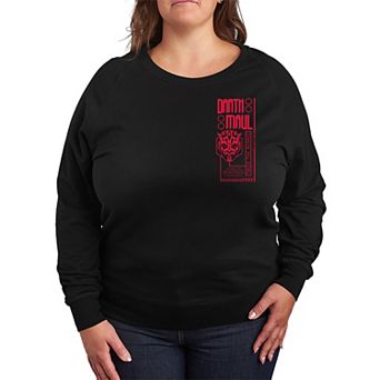 Women's Plus Star Wars: Maul – Shadow Lord French Terry Long Sleeve Tee