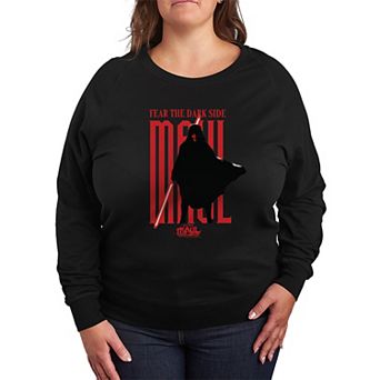 Plus Size Star Wars Maul Shadow Lord French Terry Long Sleeve Tee