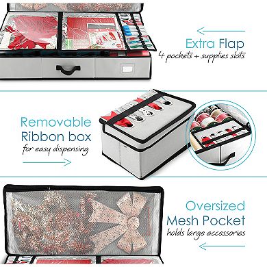 Hearth & Harbor Wrapping Paper Storage Container