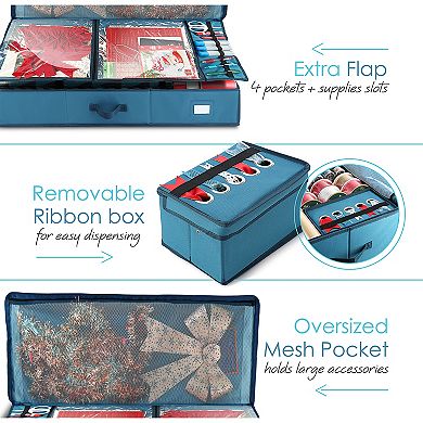 Hearth & Harbor Wrapping Paper Storage Container