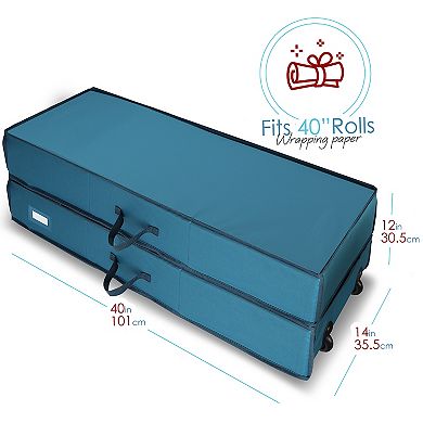 Hearth & Harbor Wrapping Paper Storage Container