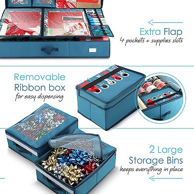 Hearth & Harbor Wrapping Paper Storage Container
