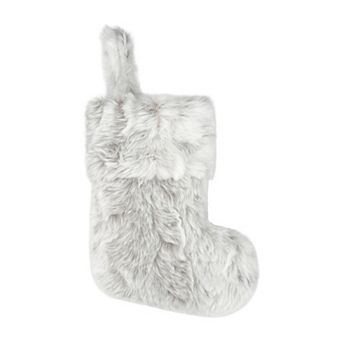 St. Nicholas Square® Faux Fur Mini Christmas Stocking