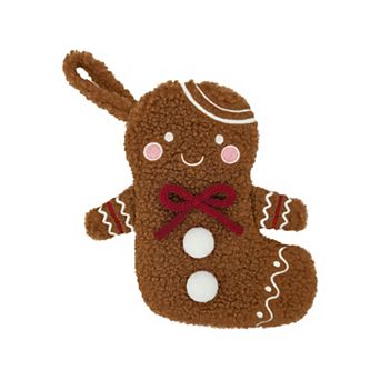 St. Nicholas Square® Gingerbread Mini Sherpa Stocking