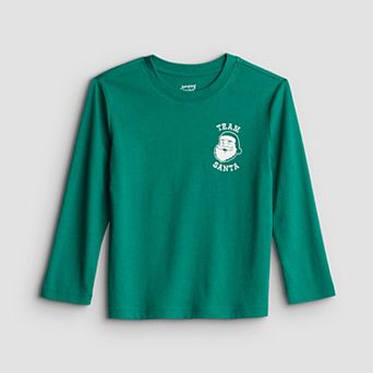 Baby & Toddler Jumping Beans® Team Santa Long Sleeve Graphic Tee
