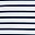 White Navy Stripe