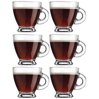 Retroware by Home Essentials Set of 6 Barista Cups