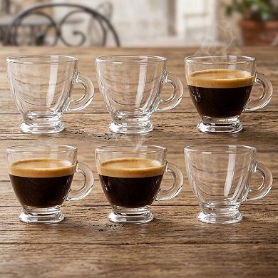 Retroware by Home Essentials Set of 6 Barista Cups