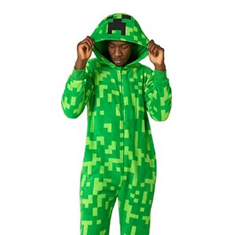 Men's OppoSuits Minecraft Creeper Union Suit