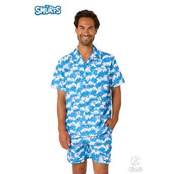 Men's OppoSuits The Smurfs Summer Set Graphic Shirt & Shorts
