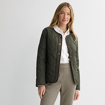 Women's Croft & Barrow® Quilted Jacket