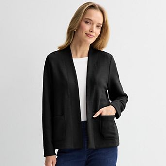 Women's Croft & Barrow® Textured Knit Cardigan