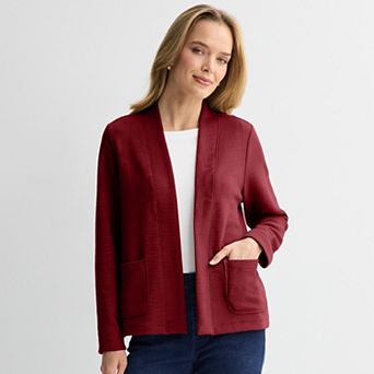 Women's Croft & Barrow® Textured Knit Cardigan