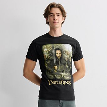 Men's Lord of the Rings Poster Art Graphic Tee