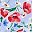 Blue Poppy Floral