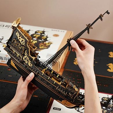 3D Puzzle Pirate Ship Seahorse 603pcs DIY