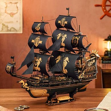 3D Puzzle Pirate Ship Seahorse 603pcs DIY