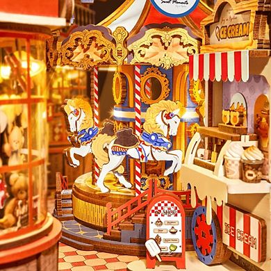 3D Book Nook Puzzle: Fairytale Amusement Park 257pcs DIY