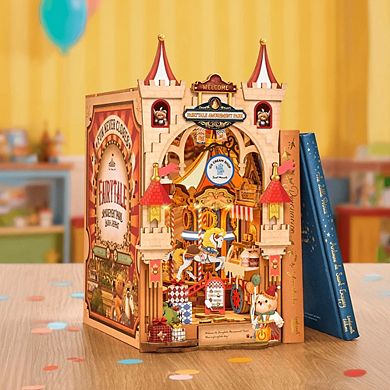 3D Book Nook Puzzle: Fairytale Amusement Park 257pcs DIY