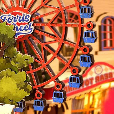 3D Book Nook Puzzle: Fairytale Amusement Park 257pcs DIY