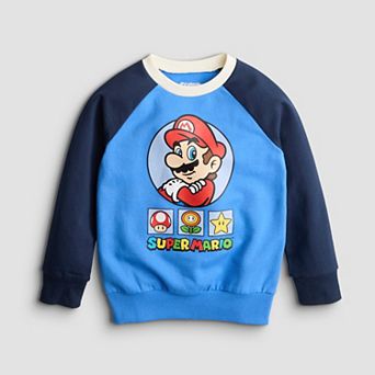 Boys 4-8 Jumping Beans® Super Mario Graphic Fleece Pullover