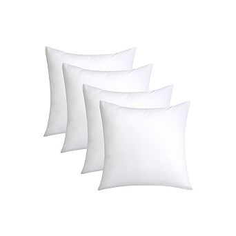 Covers&All Pillow Inserts Set of 4, Soft Non-Woven Fabric with Silicon Fiber Filling