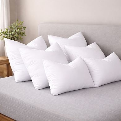 Covers&All Pillow Inserts Set of 4, Soft Non-Woven Fabric with Silicon Fiber Filling