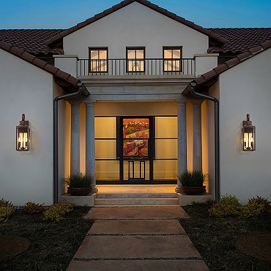 18" 2-Light Outdoor Wall Light