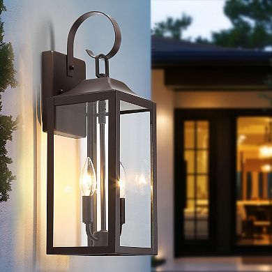 18" 2-Light Outdoor Wall Light