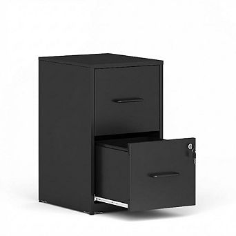 VIYET - 2-Drawer Locking Vertical File Cabinet - Heavy Duty for Letter Size Files